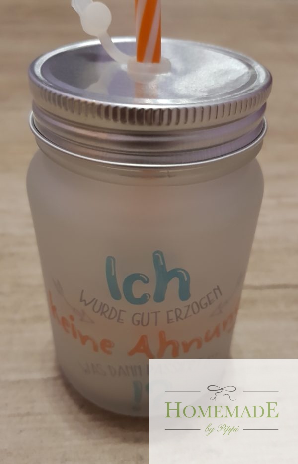 Trinkglas "keine Ahnung"
