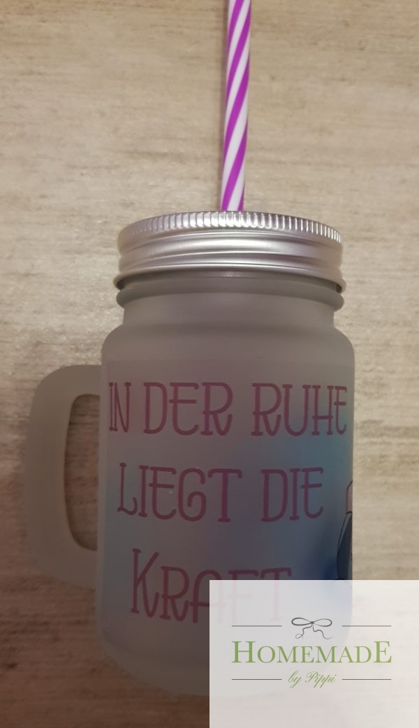Trinkglas "Einhorn-Kraft"