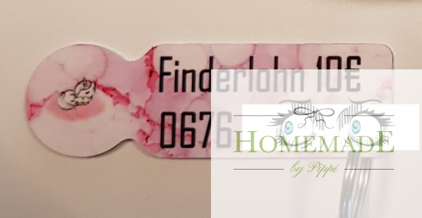 Einkauswagenlöser "Finderlohn Einhorn rosa"